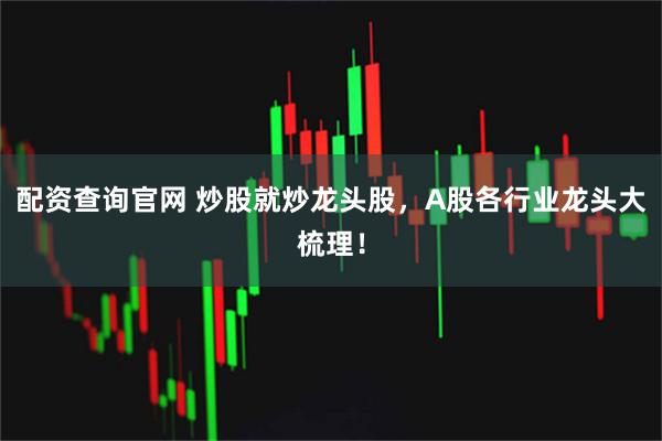 配资查询官网 炒股就炒龙头股，A股各行业龙头大梳理！